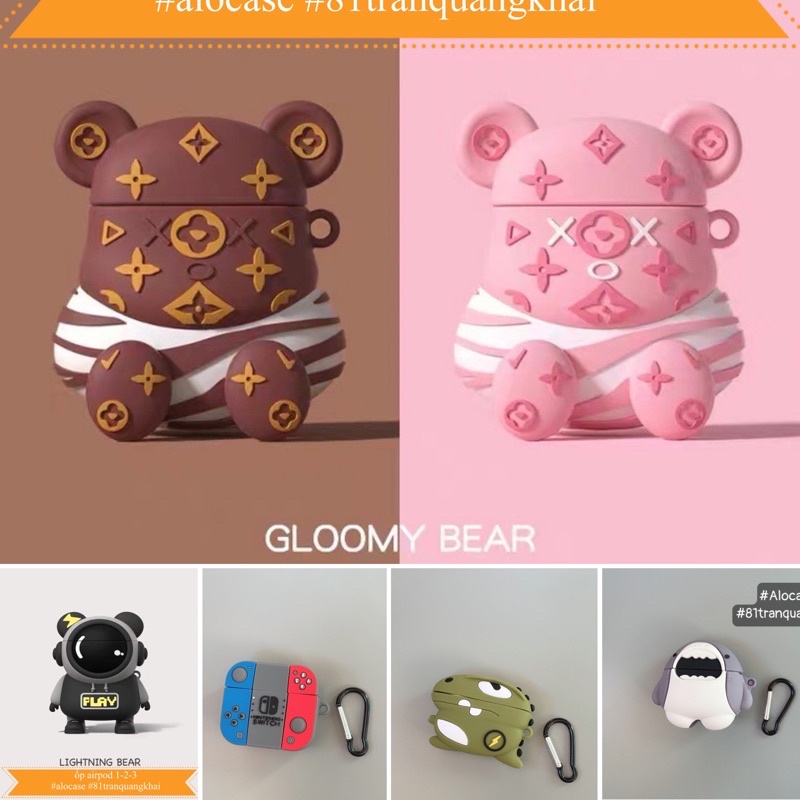 ốp airpod hình 1/2, airpod 3, airpod Pro