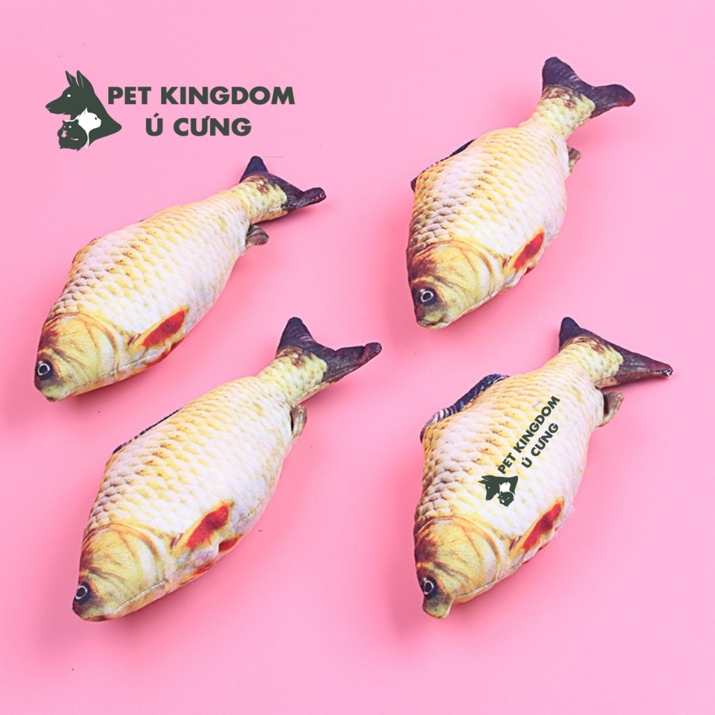 Đồ Chơi Cho Mèo Cá Nhồi Bông Kèm Catnip