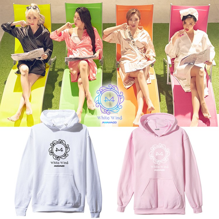 Áo hoodie MAMAMOO - White wind