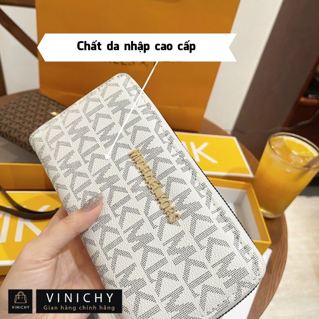 Ví nữ dài cầm tay, đựng thẻ, điện thoại, chìa khóa dùng đi chơi đi học VINICHY, da cao cấp size 20cm HA054