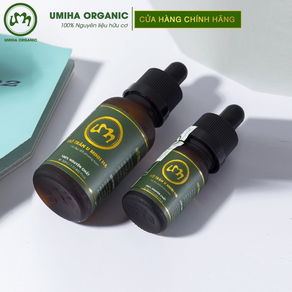 Mỡ trăn nguyên chất U Minh Hạ (10/30ml) UMIHA ORGANIC ngừa mụn, lành vết bỏng, sẹo, triệt lông vĩnh viễn và mờ thâm