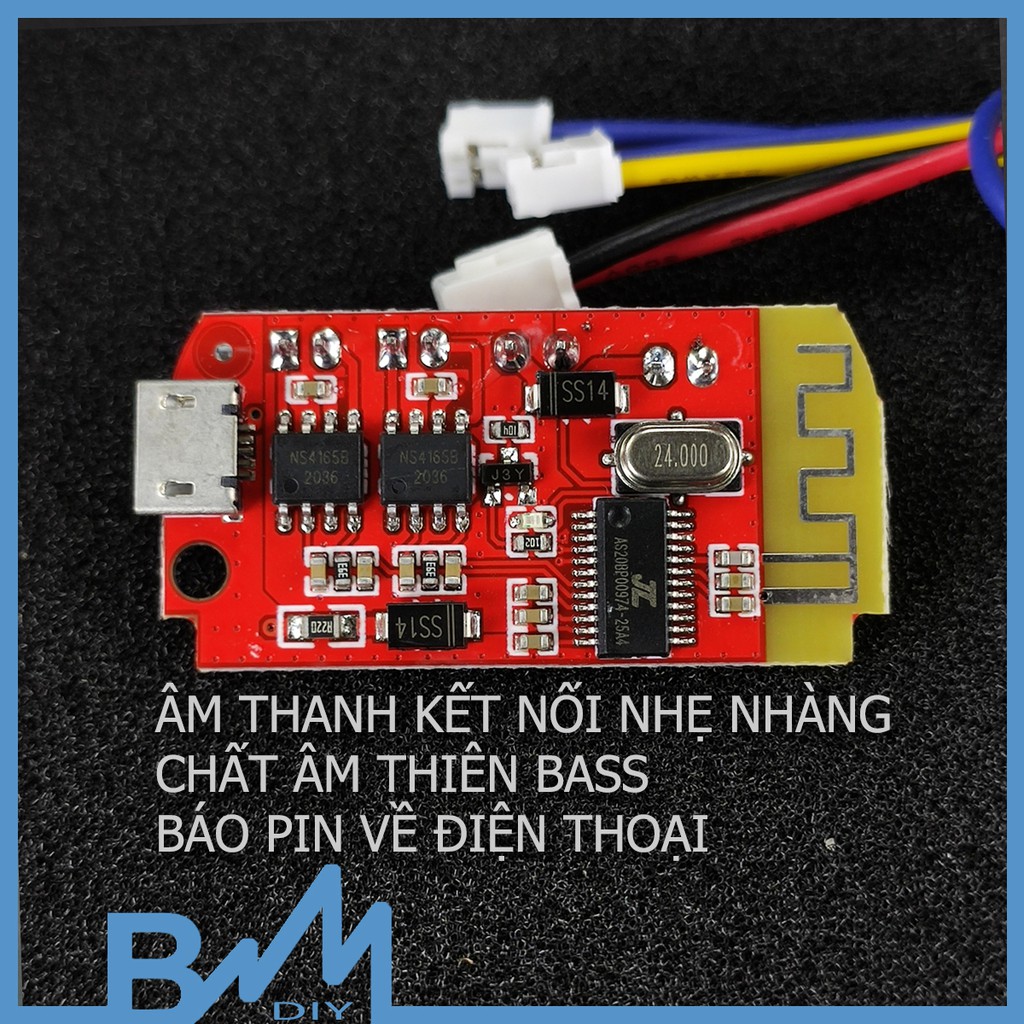 Mạch khuếch đại âm thanh bluetooth 5.0 2x5W DW-CT14+