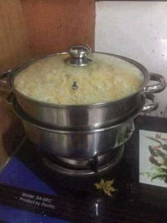 Nồi hấp 2 tầng