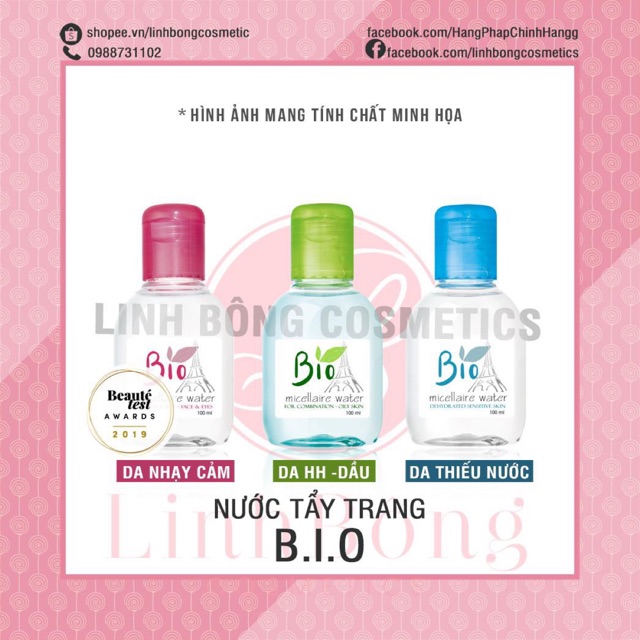 NƯỚC TẨY TRANG BIO FRANCE NỘI ĐỊA PHÁP 100ML