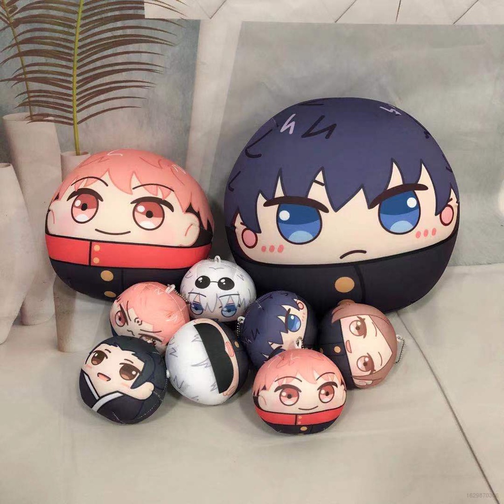 Búp bê nhồi bông hình nhân vật Jujutsu Kaisen đáng yêu xinh xắn