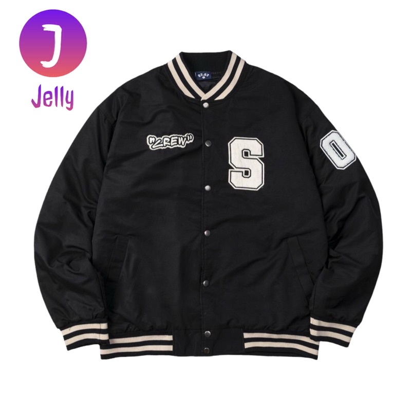 ÁO KHOÁC DÙ BOMBER NAM NÚT BẤM BÓNG CHÀY IN CHỮ S SIÊU ĐẸP HOT TREND - TP1089 [Jellyfashion]