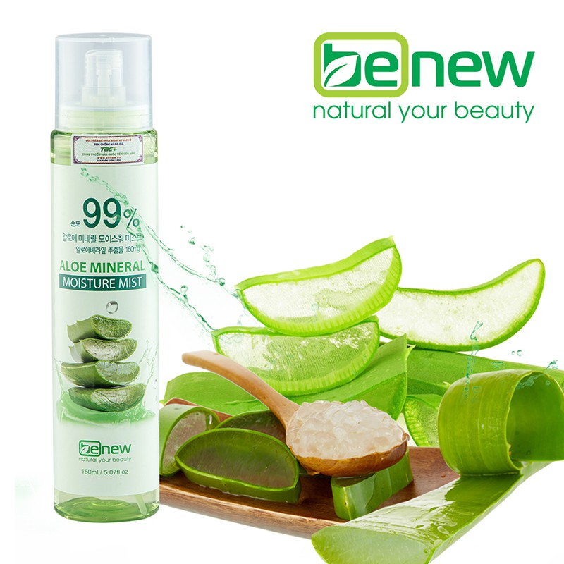 Xịt khoáng Lô Hội Benew Hàn Quốc Aloe Mineral AM115 | BigBuy360 - bigbuy360.vn