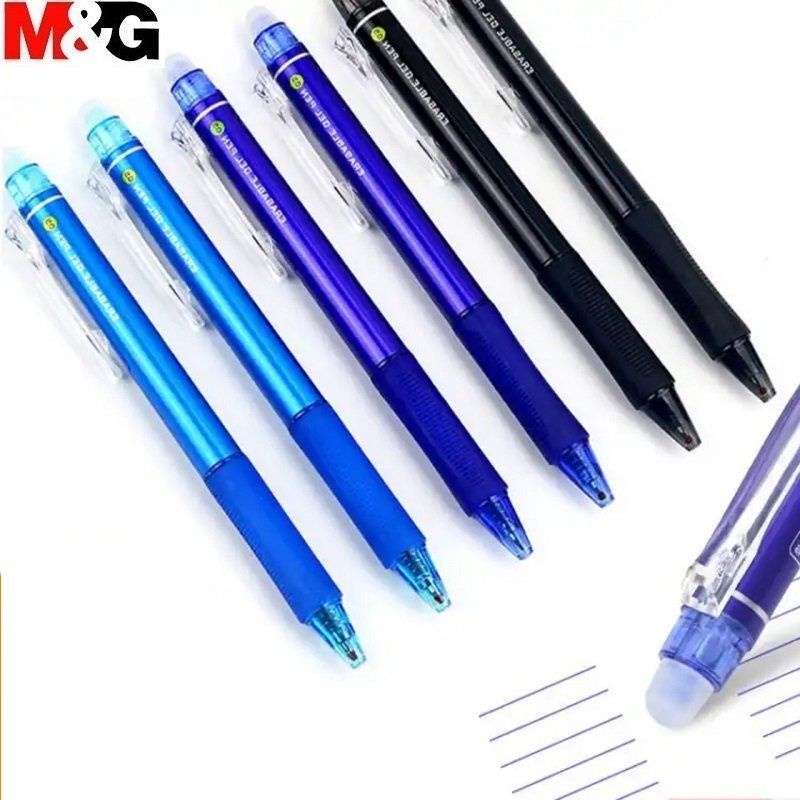 Bút gel nước xoá được M&G AKPH3201 ngòi 0.5mm /  Bút 3201 có ruột 7712 / 7701 thay thế