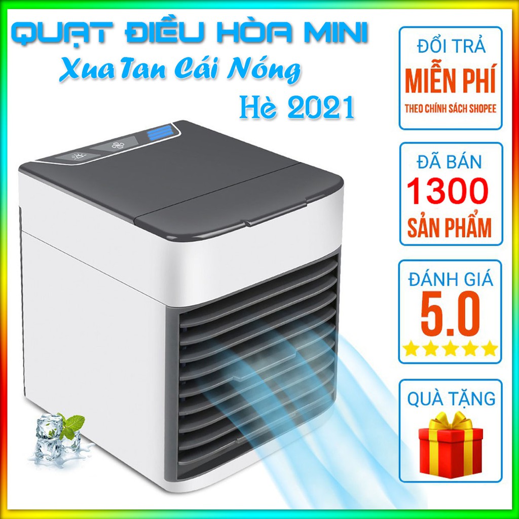 Điều hòa mini, Quạt điều hòa hơi nước để bàn, Máy lạnh mini - Giữ Ẩm Làm Sạch Làm Mát Không Khí - SIÊU HOT Hè 2021