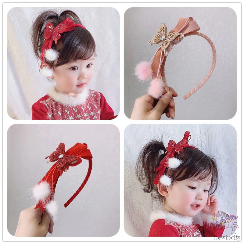 (Mới) Băng Đô Nơ Thiết Kế Đáng Yêu Cho Bé Gái