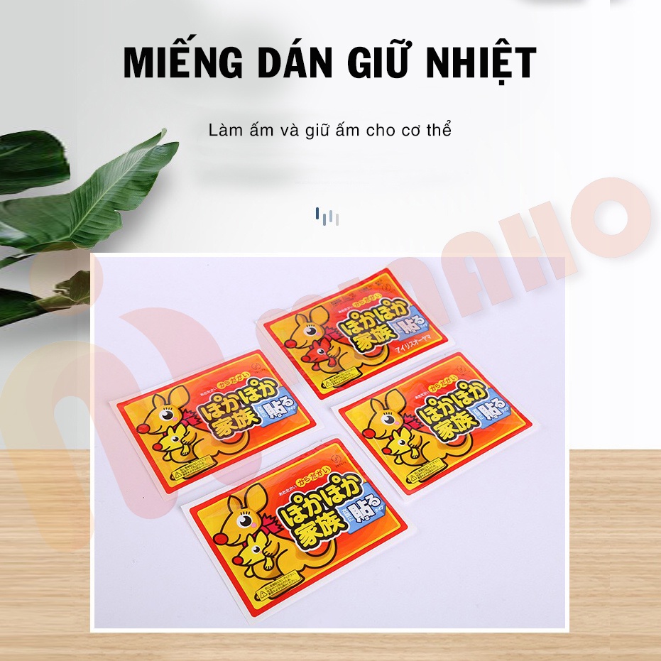 Miếng Dán Giữ Nhiệt Con Chuột Túi - Miếng Dán Nóng, Giữ Ấm Cơ Thể, Bàn Chân MINAHO