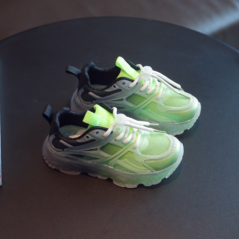 Giày thể thao cho bé trai và bé gái sắc màu lưới thoáng khí từ 2-12 tuổi