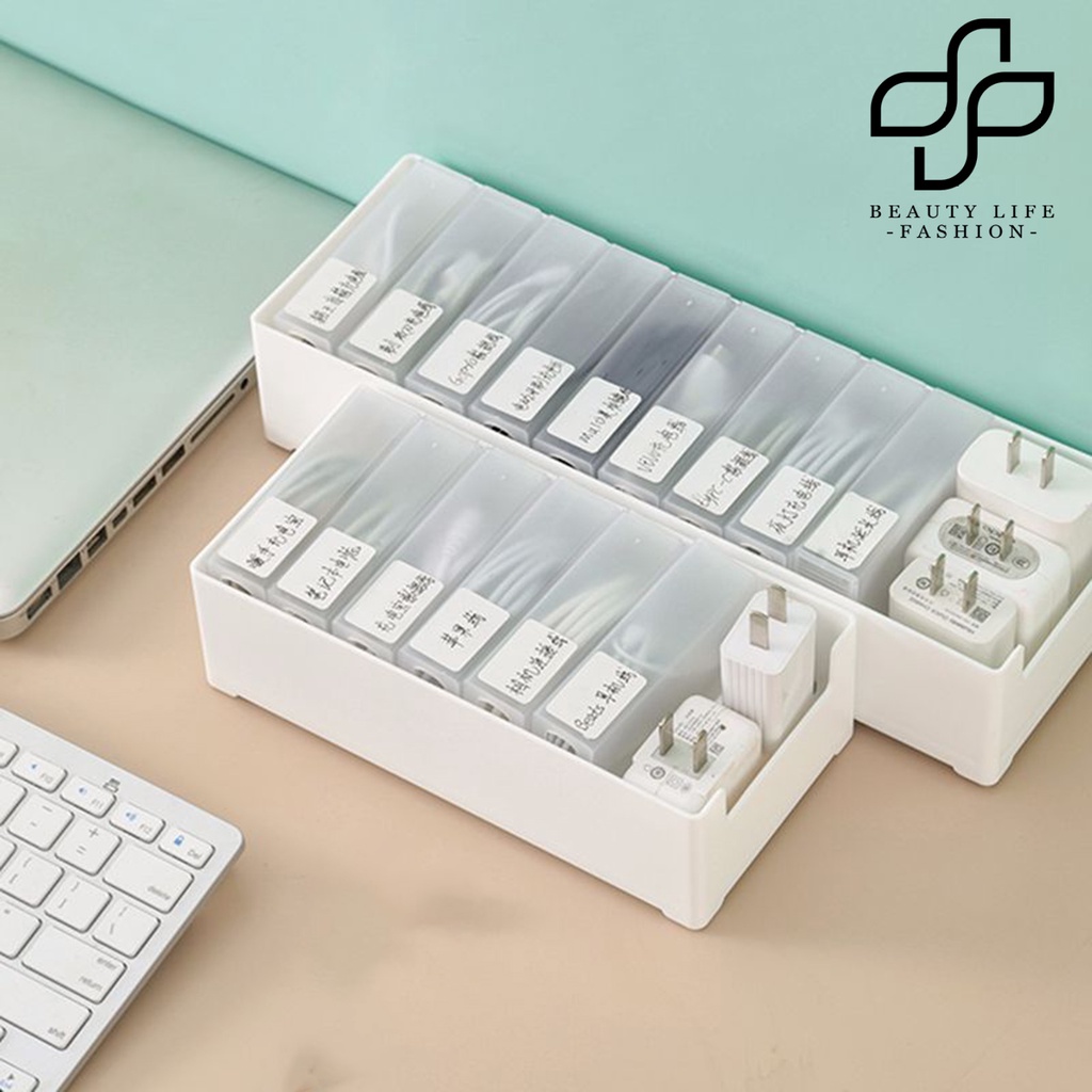 Hộp Đựng Dây Cáp Bằng Nhựa Trong Suốt Đa Năng Có Thể Tái Sử Dụng