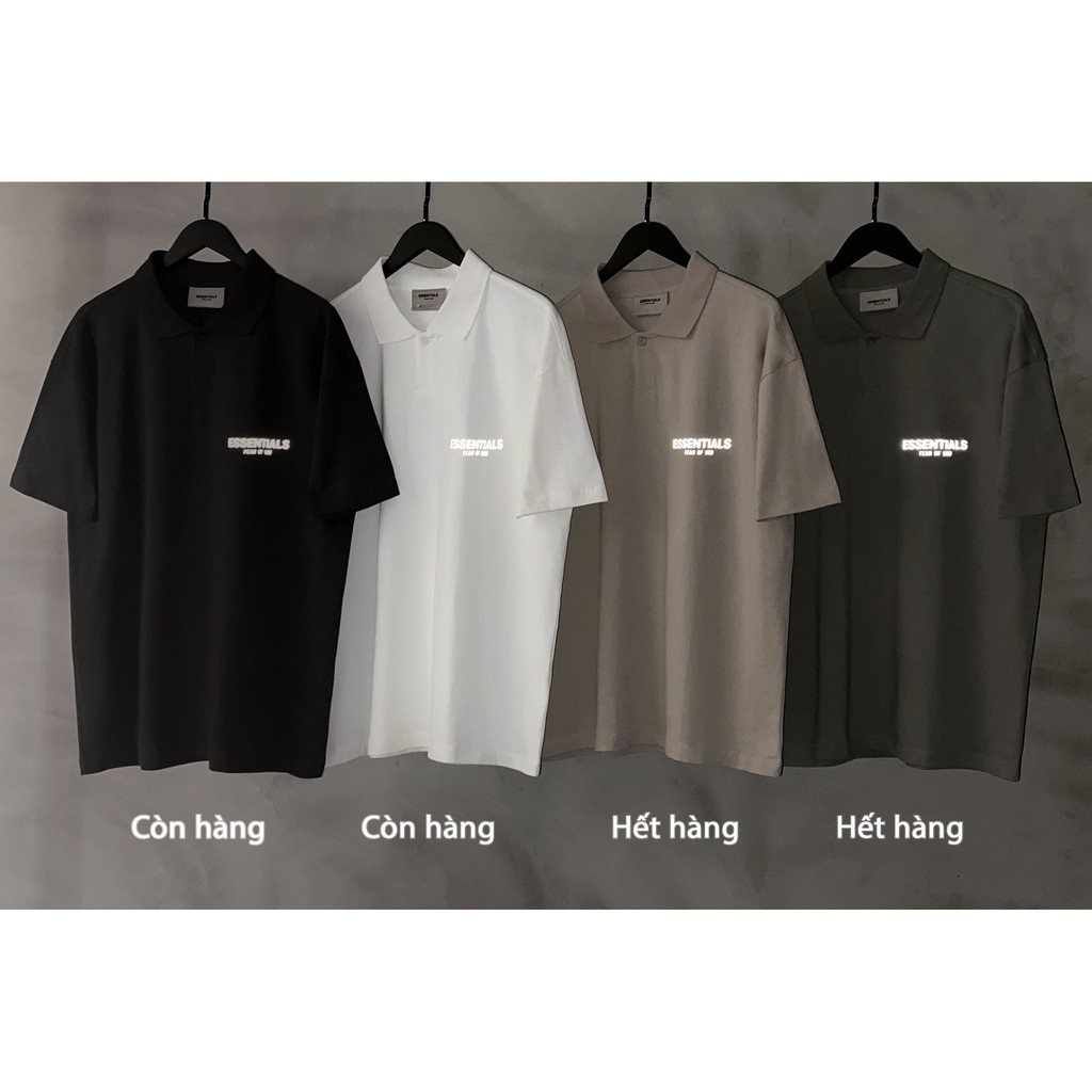  áo polo nam ESSENTIALS , áo thun nam phản quang , Dricco