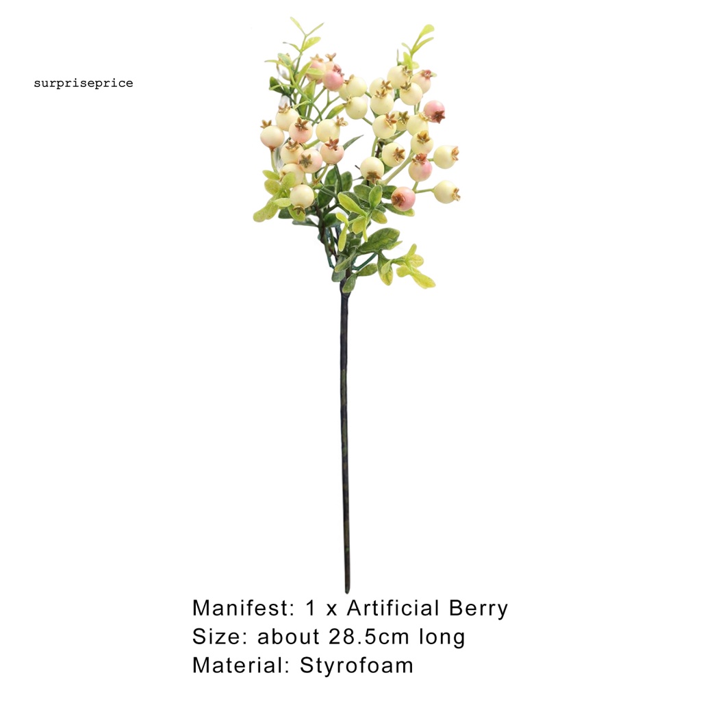 Quả Mọng Nhân Tạo Không Phai Màu Dùng Trang Trí Nhà Cửa DIY