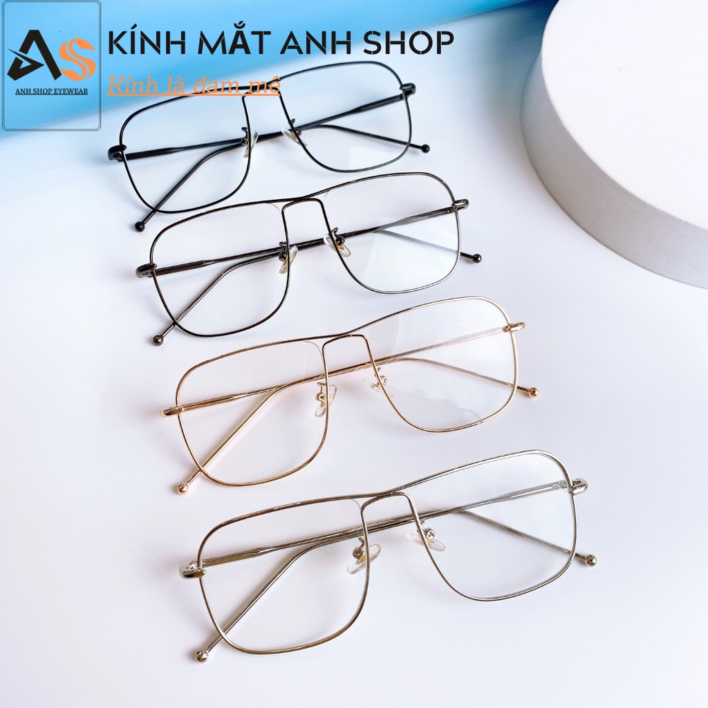 Gọng kính nam nữ vuông kiểu dáng lạ nhiều màu sắc 6250