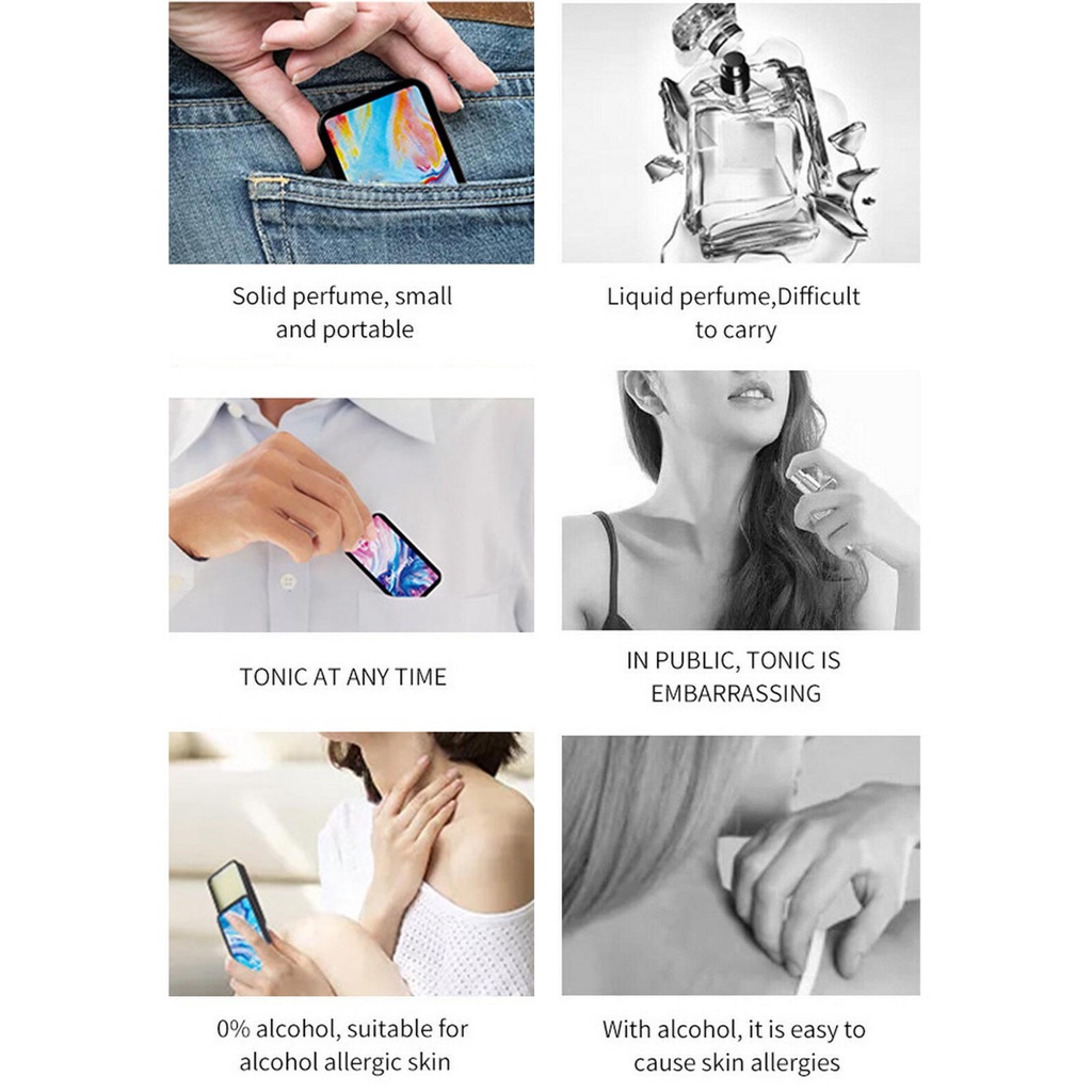 Nước Hoa Khô Dạng Rắn Hương Thơm Lâu Phai F4Y0 Dành Cho Nam Và Nữ