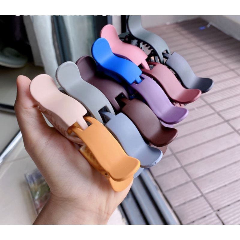 Kẹp tóc càng cua 3r màu nhám phong cách thời trang