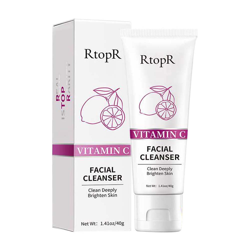 Sữa Rửa Mặt vitamin C 40g Dịu Nhẹ Làm Sạch Da Mặt Thương Hiệu Rtopr JP5