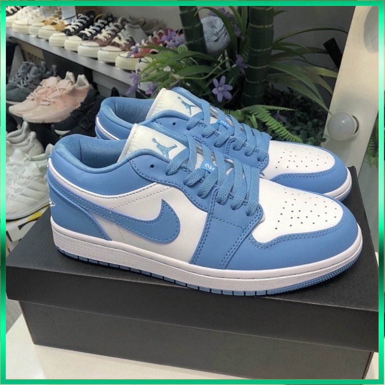 Giày Thể Thao 𝗝𝗼𝗿𝗱𝗮𝗻 Thấp Cổ Nam Nữ Xanh Dương, Giày Sneaker 𝗝𝗼𝗿𝗱𝗮𝗻 Thấp Cổ Màu Xanh Dương  Full Box