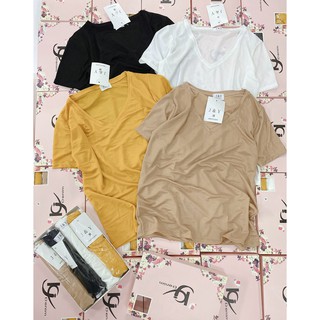 Hộp 4 áo phông giấy cổ tim siêu hot nữ a04