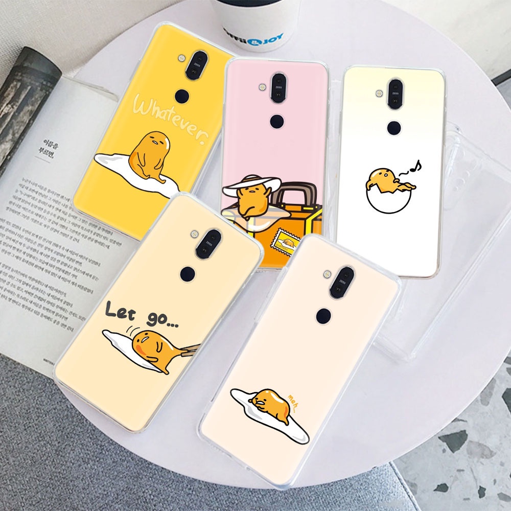 Ốp Điện Thoại Trong Suốt Hình Gudetama Cho Nokia 2.2 3.2 4.2 6 6.2 3 5 8 Sirocco 9 Pure View Tr74