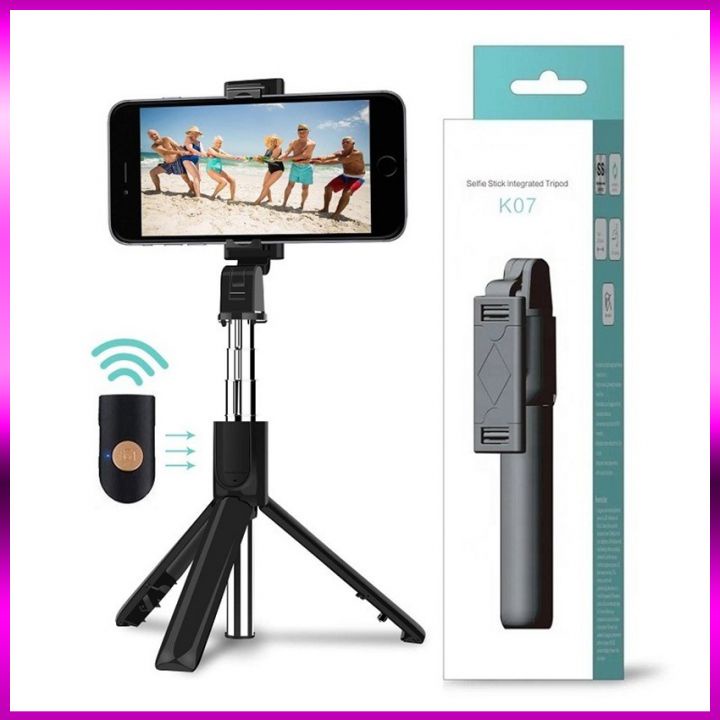 Gậy chụp ảnh K07 selfie có bluetooth 3 chân đa năng chụp hình, giá đỡ điện thoại livestream bảo hành 1 năm