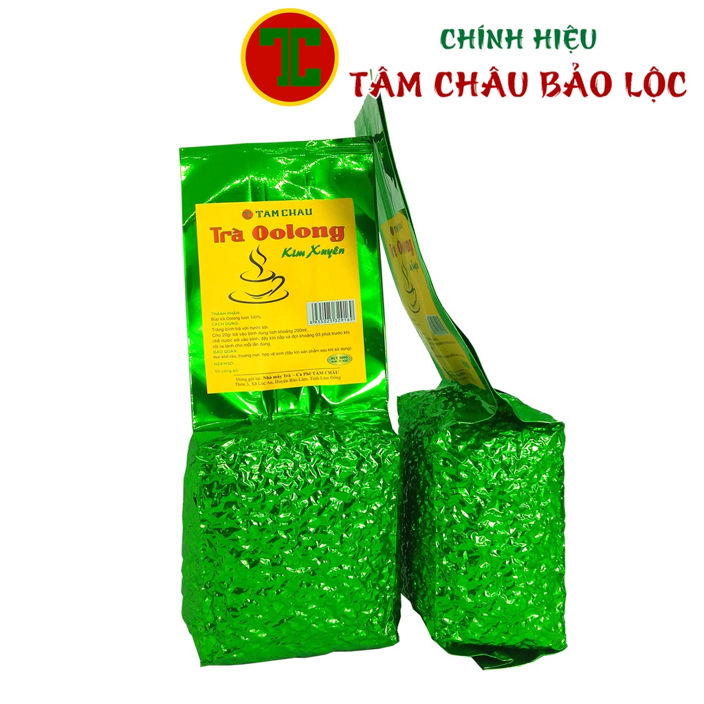 Oolong Kim Xuyên 500G Bao Nhôm Sang Trọng - Chính hiệu TÂM CHÂU BẢO LỘC