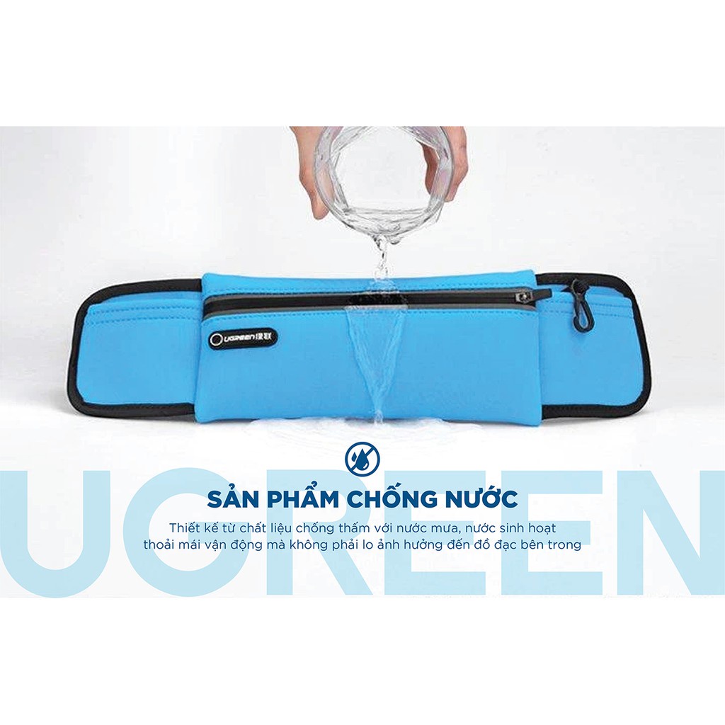 Dây Lưng đa năng Cho Smartphone khi tập thể thao Ugreen Lp112 20818 (đen nâu) Chính Hãng