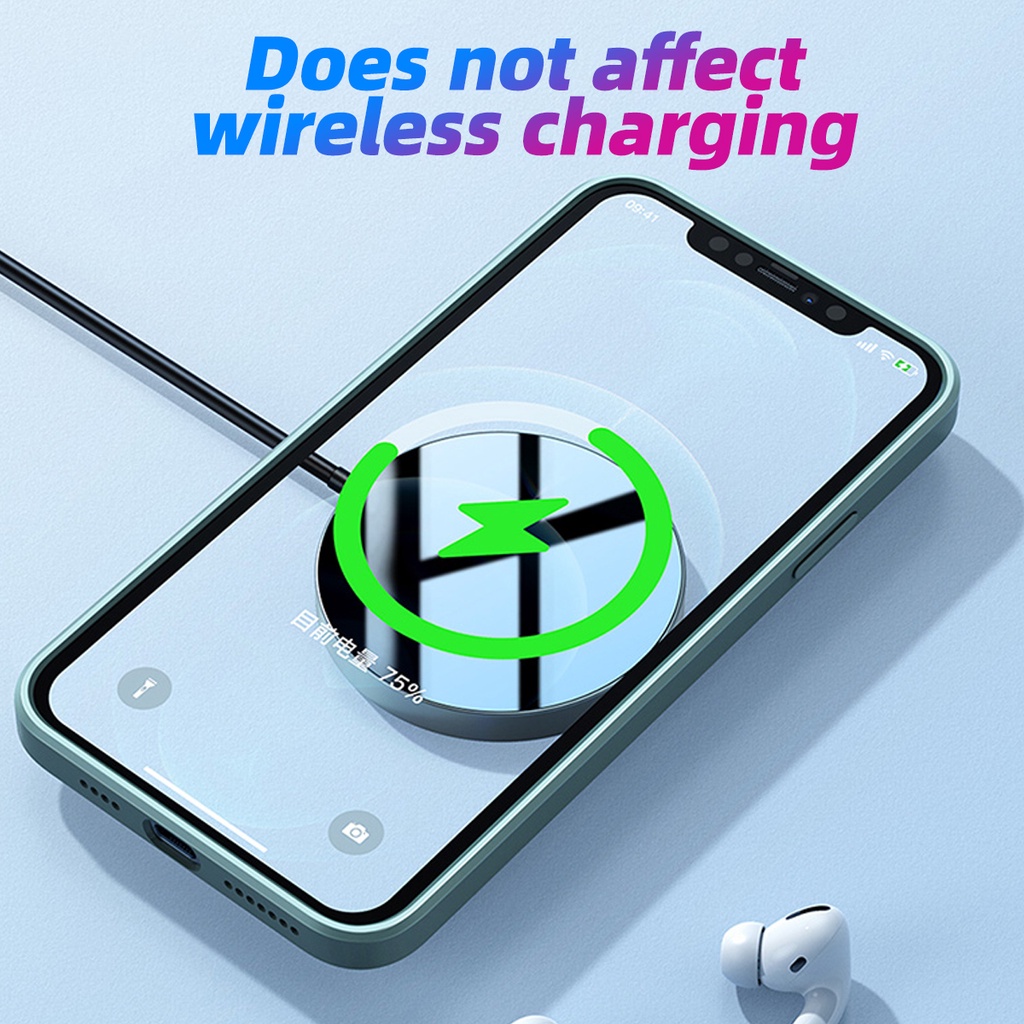 Miếng dán từ tính GUUGEI hỗ trợ sạc không dây Mag-Safe thích hợp cho IPhone 14 13 Pro Max 12