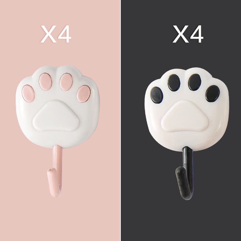 FREESHIP]8 gói Móc treo đồ dán tường họa tiết hoạt hình đáng yêu sáng tạo đa năng tiện dụng