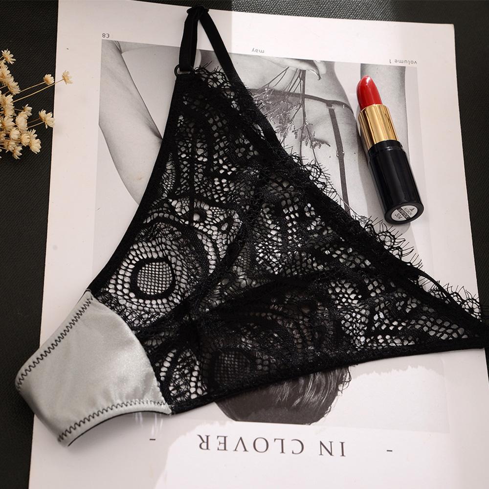 Quần Lót Ren Hoa Trong Suốt Lưng Thấp Thiết Kế Quyến Rũ Cho Phái Nữ