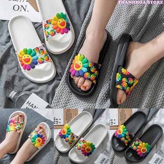 Dép nữ quai ngang cao su cao cấp thời trang đẹp, xinh, dễ thương, cá tính, giá rẻ, đi chơi màu đen, trắng