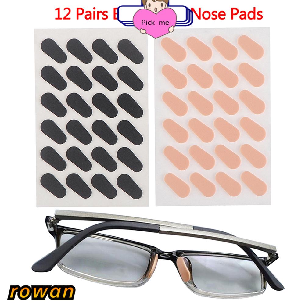 Set 12 cặp miếng lót mũi mềm mại chống trượt chịu nhiệt tốt cho mắt kính