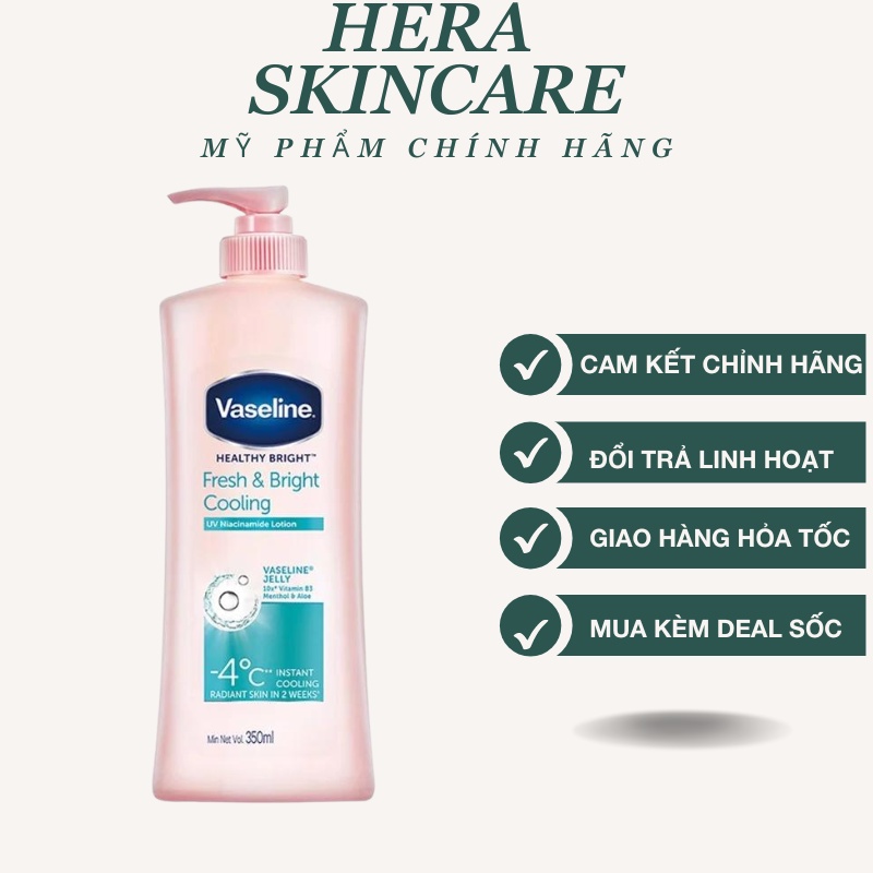Sữa Dưỡng thể Vaseline 725ml trắng da ,mịn màng, cấp ẩm chuyên sâu , phù hợp cho làn da phụ nữ  châu Á