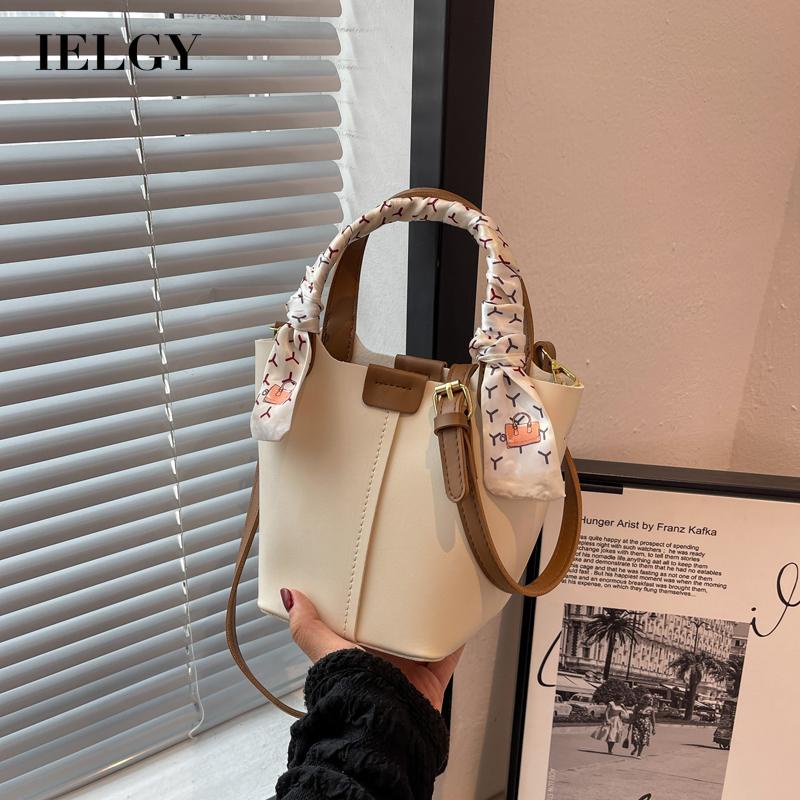 IELGY Túi Đeo Vai Bằng Lụa Thời Trang Đơn Giản Dễ Phối Đồ Cho Nữ