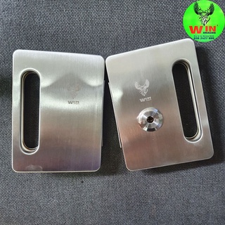 Khóa cửa lùa kính inox sus 304# 5 chìa