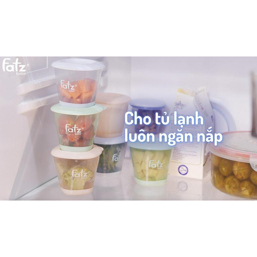 Cốc trữ thức ăn dặm xếp chồng Fatz baby 150ml FB0060N ( Bộ 3 cốc )