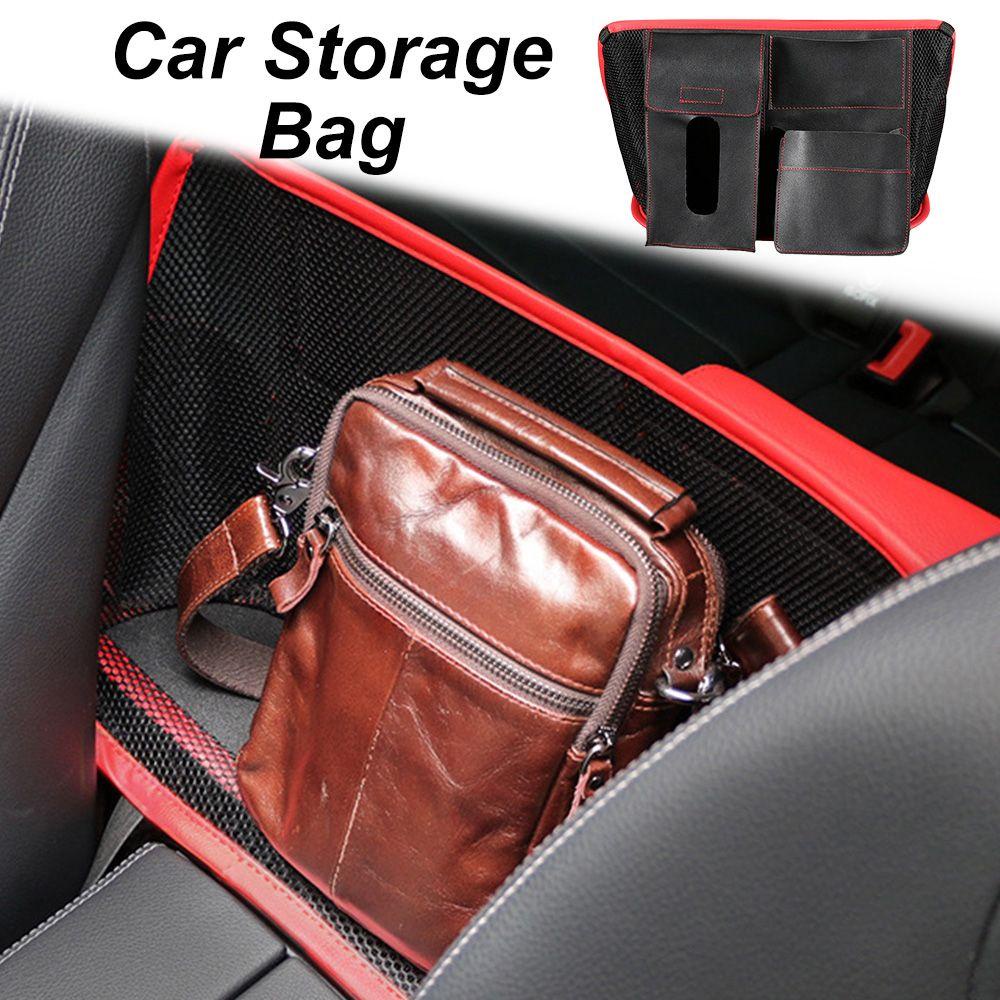 LET Túi Lưới Đựng Đồ Sức Chứa Lớn Chống Trượt Đa Năng Gắn Lưng Ghế Xe Hơi