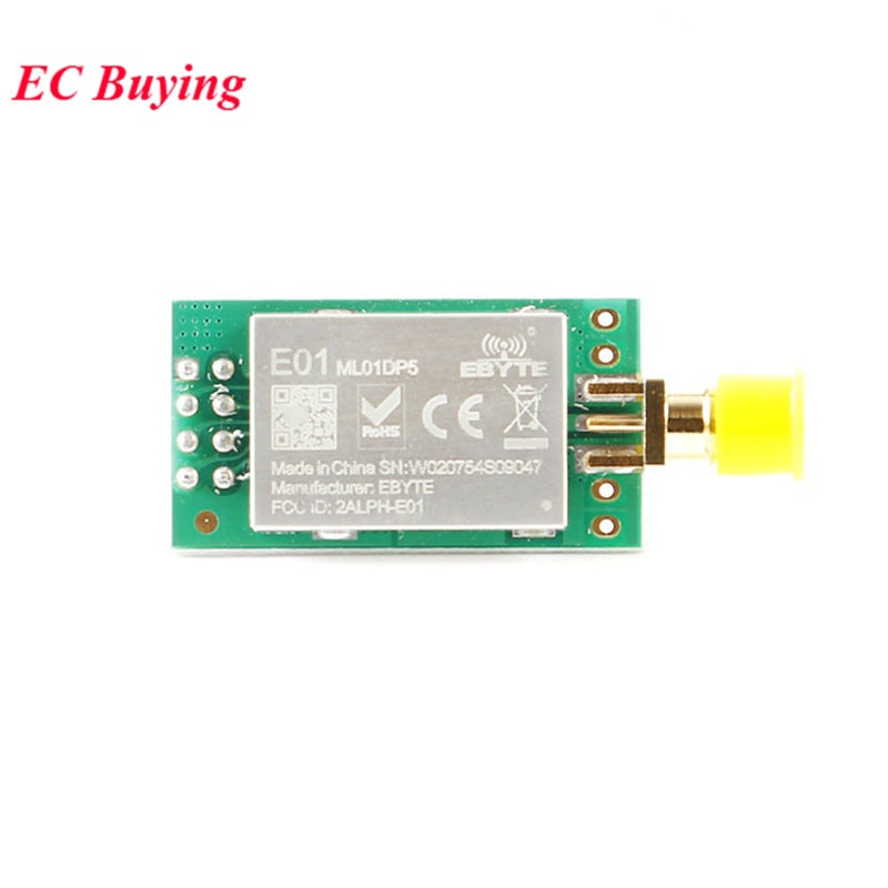 Mô đun thu phát không dây Nrf24L01 E01-Ml01Dp5 E01-2G4M27D 2.4g Nrf24L01P + Pa + Lna 2500m 5000 Rf