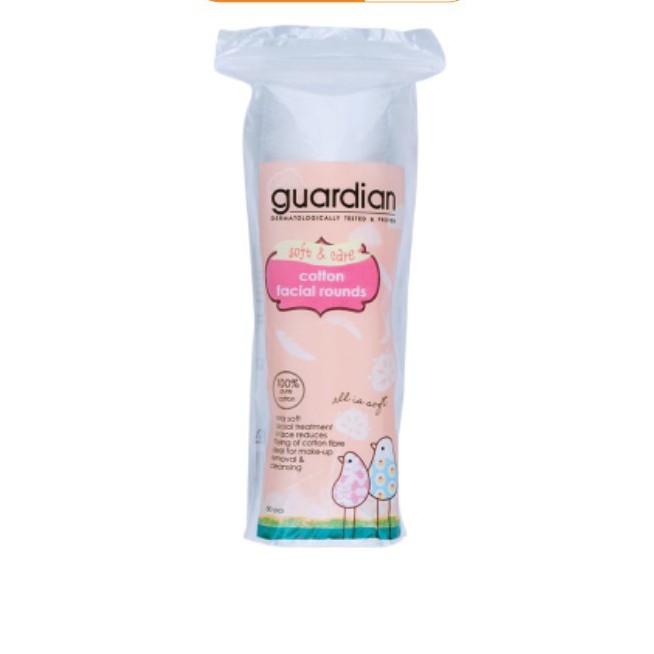 Bông tẩy trang tròn Guardian 80 miếng
