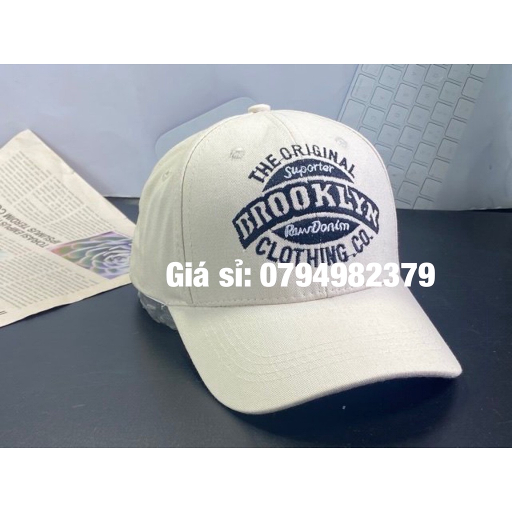 Nón kết nam nữ - Mũ kaki in BROOKLYN siêu cool ngầu - đậm chất cá tính thời trang (Cap-Nón(Most))