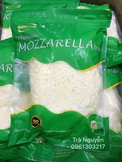 [Mã GROSALE2703 giảm 8% đơn 250K] 1kg Phomai bào sợi Mozzarella (ship hoả tốc HN)