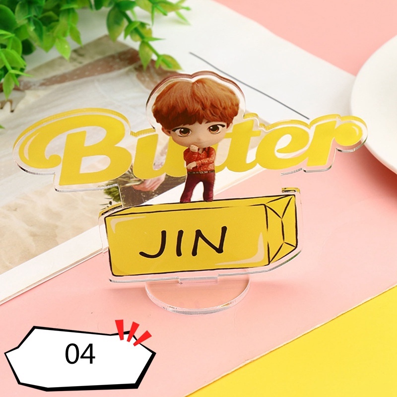 Mô Hình Nhân Vật Jin / Suga J-Hope Rm Jimin V Jung Vartoon Dễ Thương Để Bàn Trang Trí Nhà Cửa