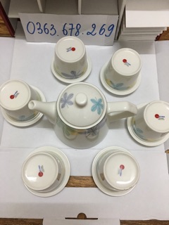 Bộ ấm trà gốm sứ cao cấp Donghwa
