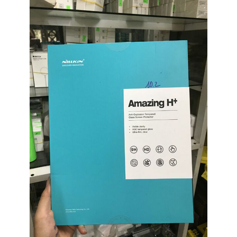 Kính cường lực Nillkin Amazing H+ cho iPad Pro 10.2 chính hãng