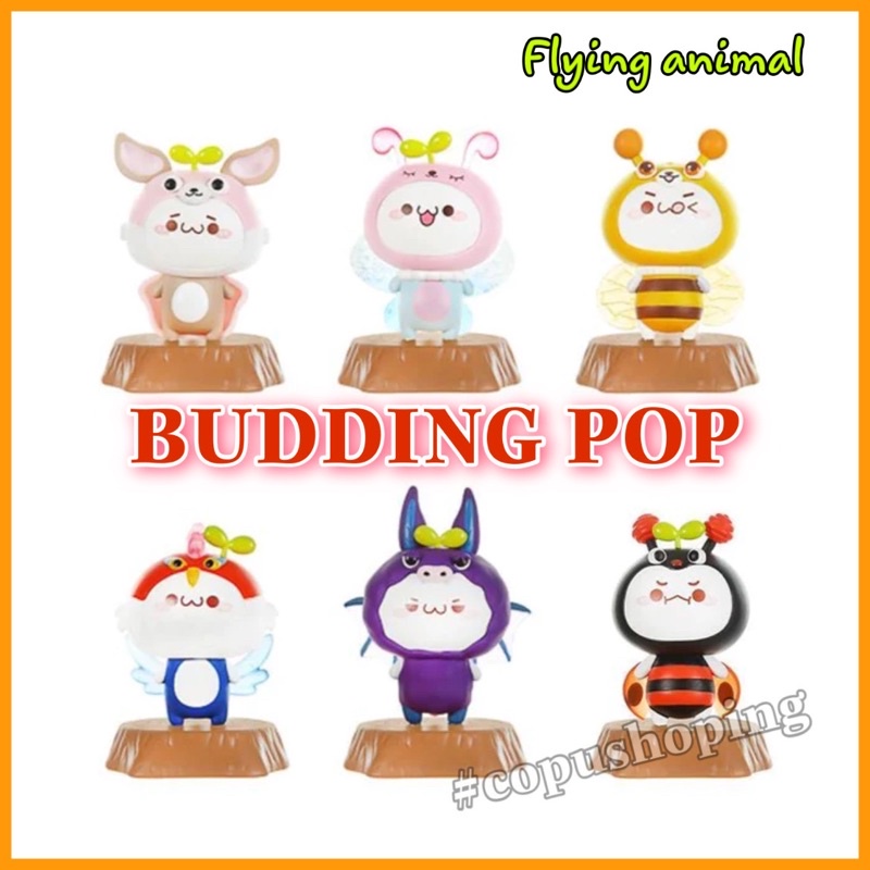 Mô hình Budding Pop Flying Animal siêu dễ thương miniso