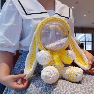 (Sẵn)Túi thỏ đan len