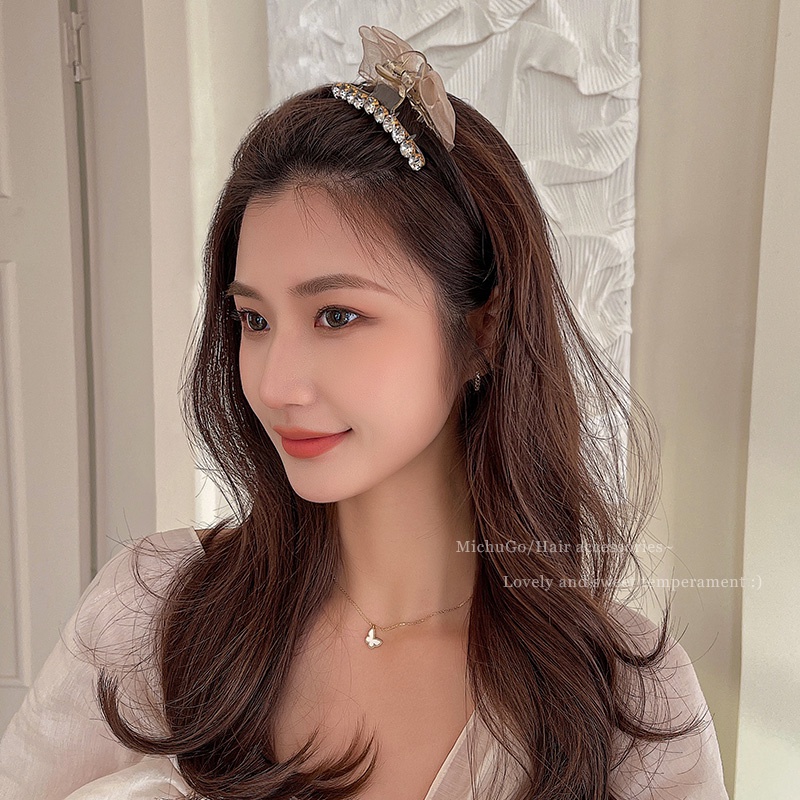 Kẹp TóC HìNh Nơ ĐíNh Kim Cương Giả NhiềU MàU SắC