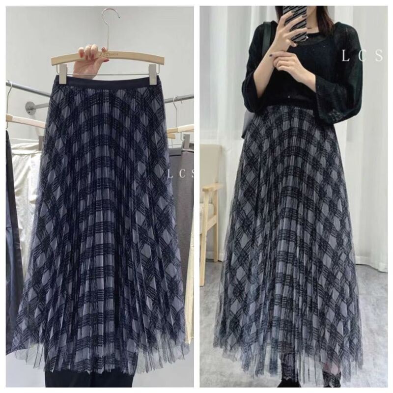 Chân váy voan xếp li quả trám V122025 | BigBuy360 - bigbuy360.vn